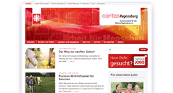 Desktop Screenshot of caritas-regensburg.de